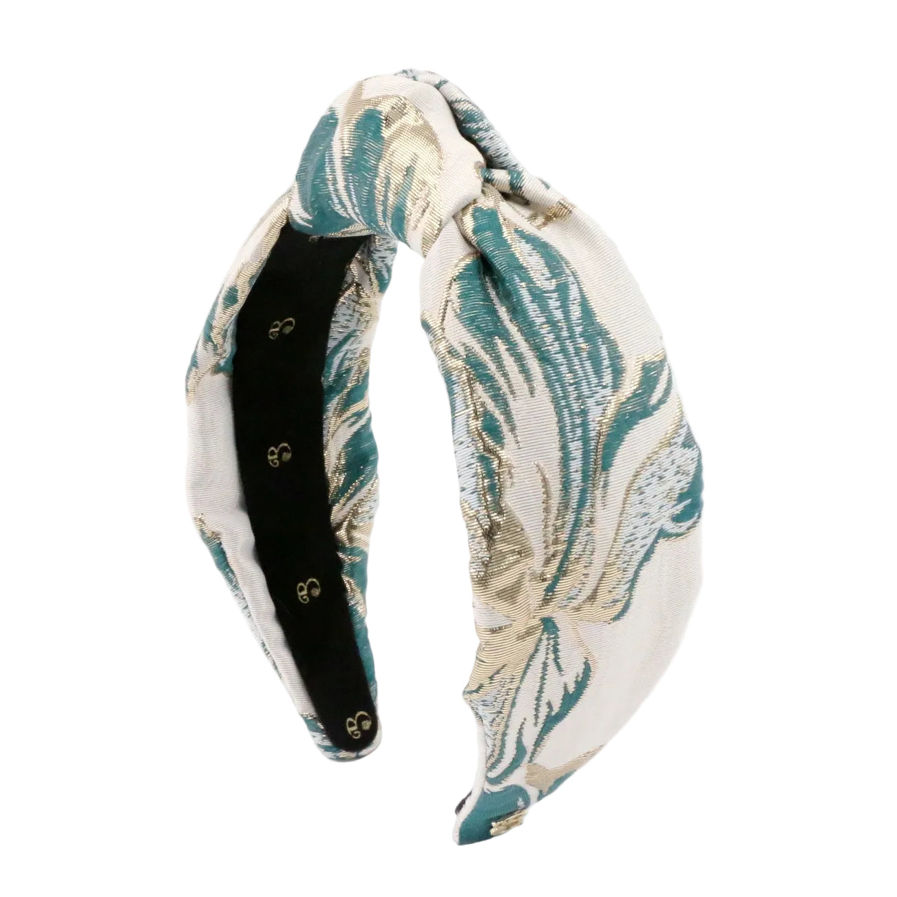 The Teal Hibiscus Brocade
