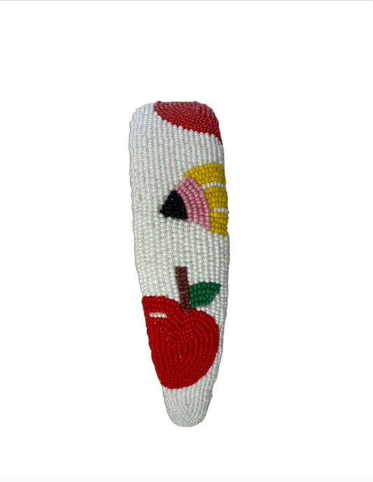 The Back To School Apple Pencil Beaded Headband