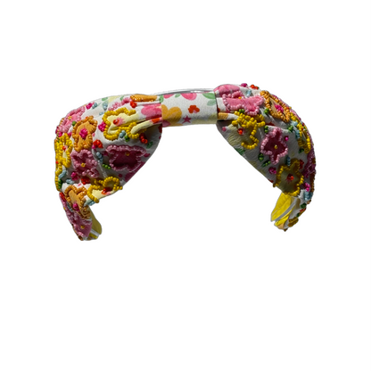 NEW The Spring Blooms Floral Beaded Headband