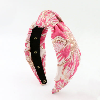 The Fuchsia Hibiscus Brocade