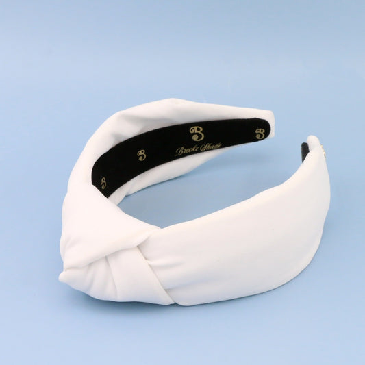 The Resort White Neoprene Topknot