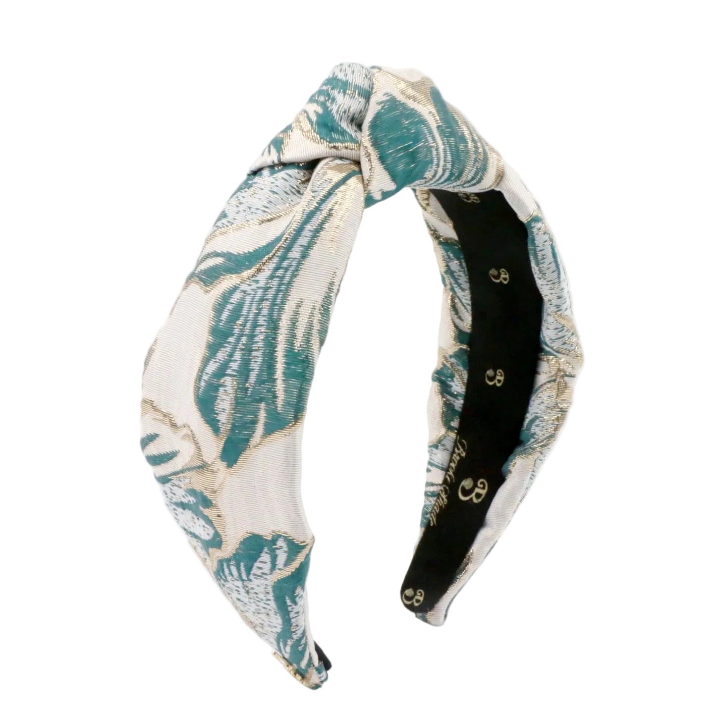 The Teal Hibiscus Brocade