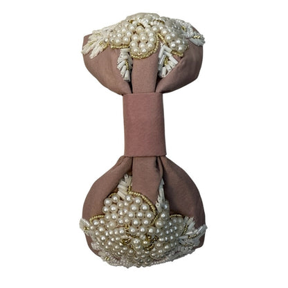 The Elegant Pearl Floral Beaded Headband
