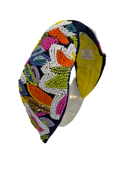 NEW The Tropical Leaf Beaded Headband
