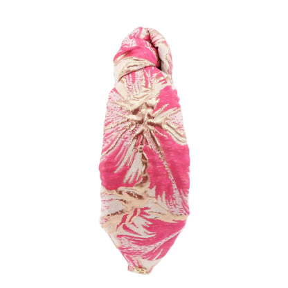 The Fuchsia Hibiscus Brocade