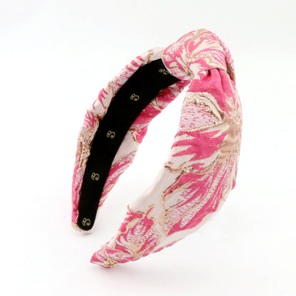 The Fuchsia Hibiscus Brocade