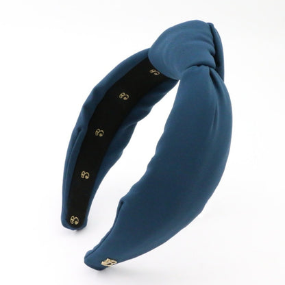 The Navy Blue Neoprene Topknot