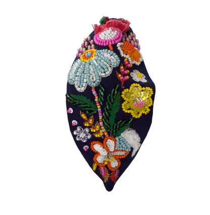 NEW The Bright Flower Garden Beaded Headband