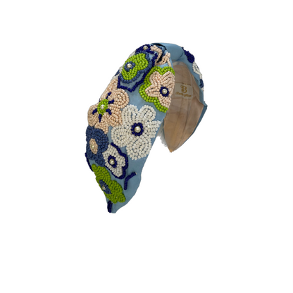 The Lilly Flower Pop Beaded Headband