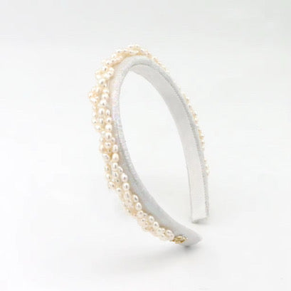 The Real Fresh Water Pearl Braided Headband