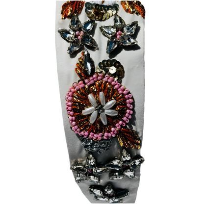 NEW The Tropics Flower Crystal & Beaded Headband