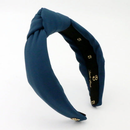 The Navy Blue Neoprene Topknot