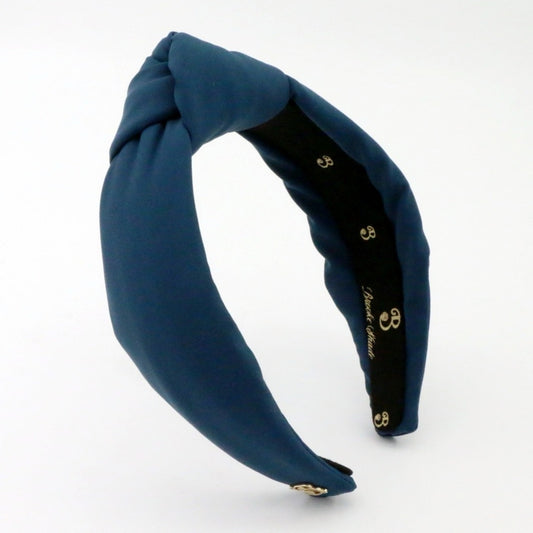 The Navy Blue Neoprene Topknot