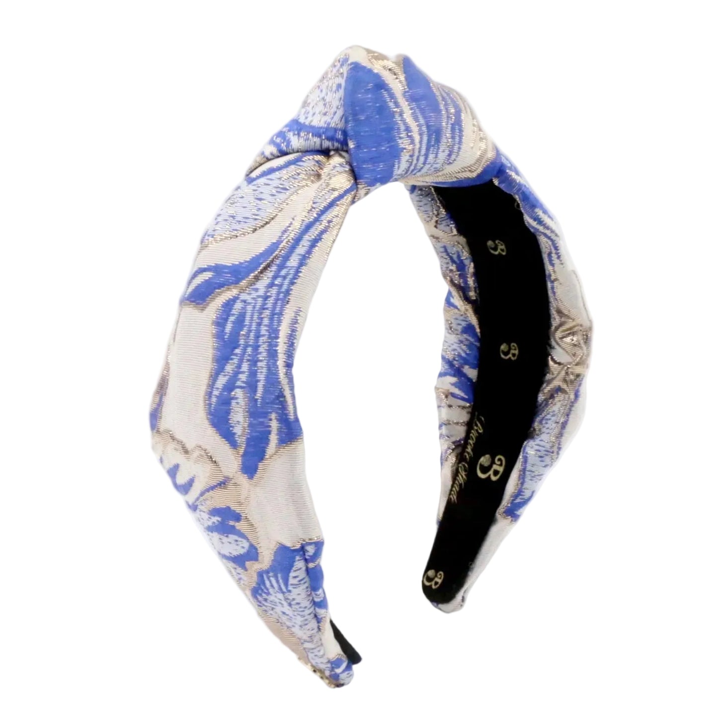 The Royal Blue Hibiscus Brocade
