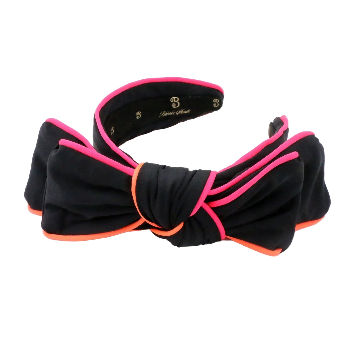 80s Miami Neon "Sunburst" Neoprene Big Bow