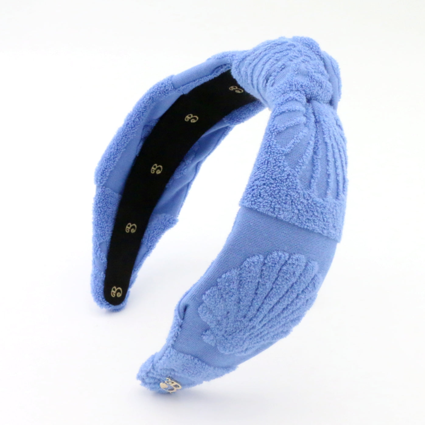 The Azure Seashell Terry Cloth Headband