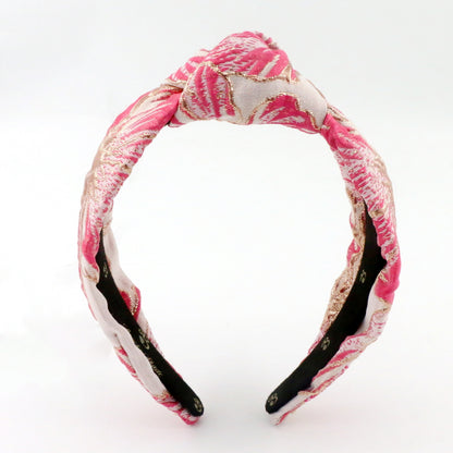 The Fuchsia Hibiscus Brocade