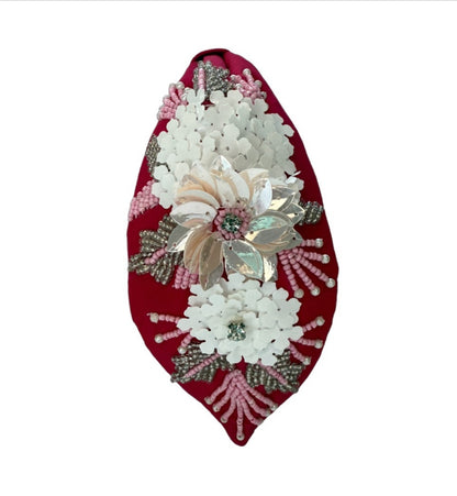 NEW The Pink Iridescent 3D Flower Beaded Headband