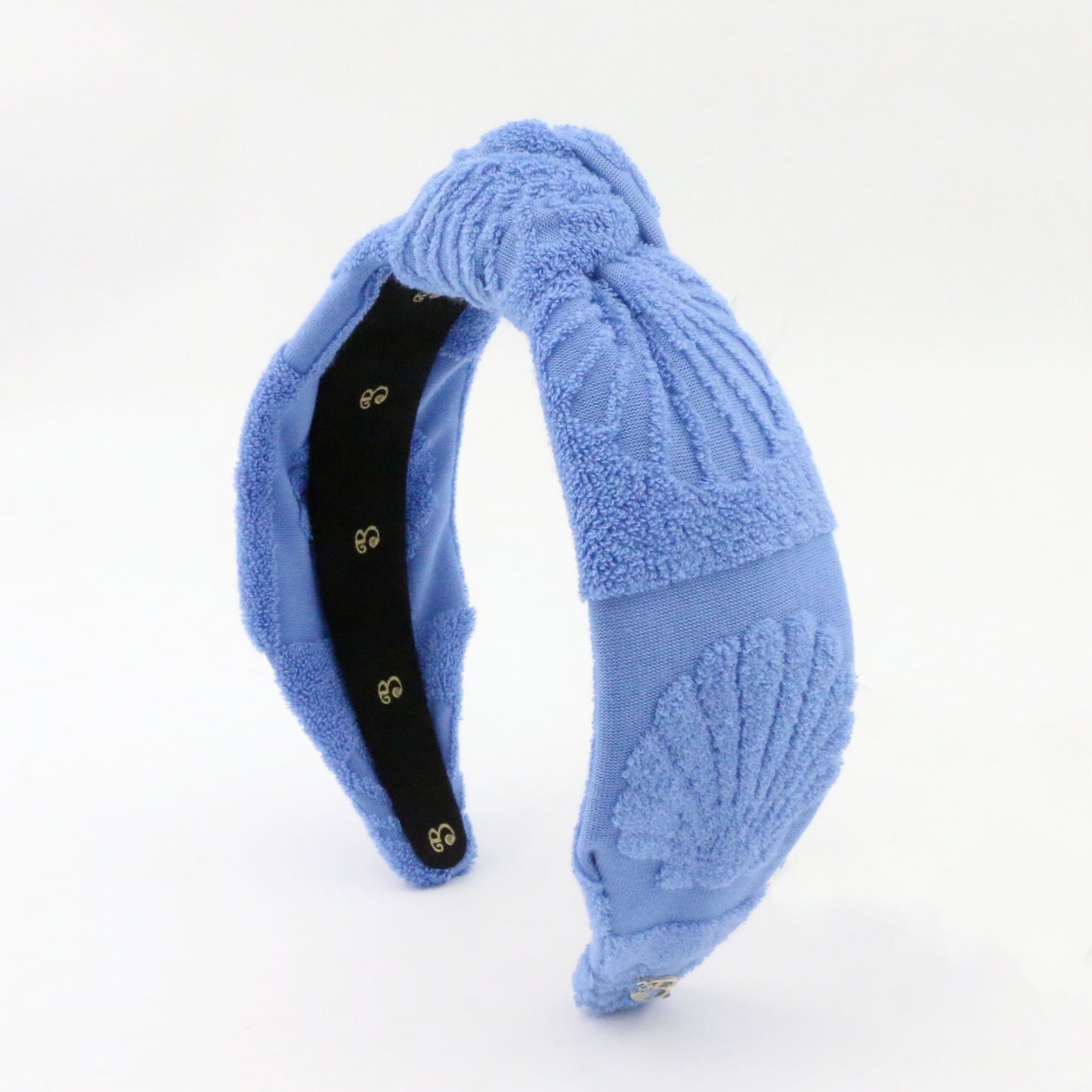The Azure Seashell Terry Cloth Headband