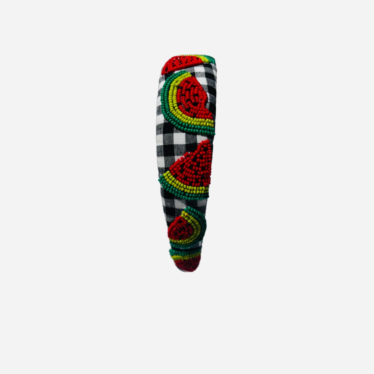 The Slice of Summer Watermelon Beaded Headband
