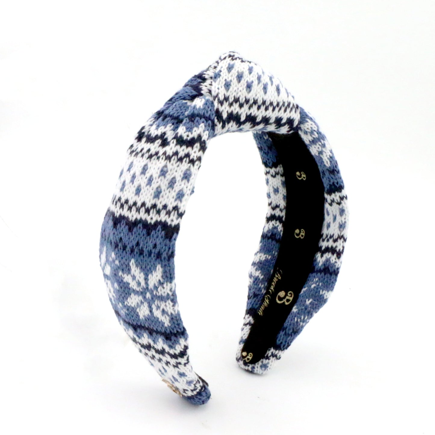 The Nordic Blue FairIsle Sweater Headband