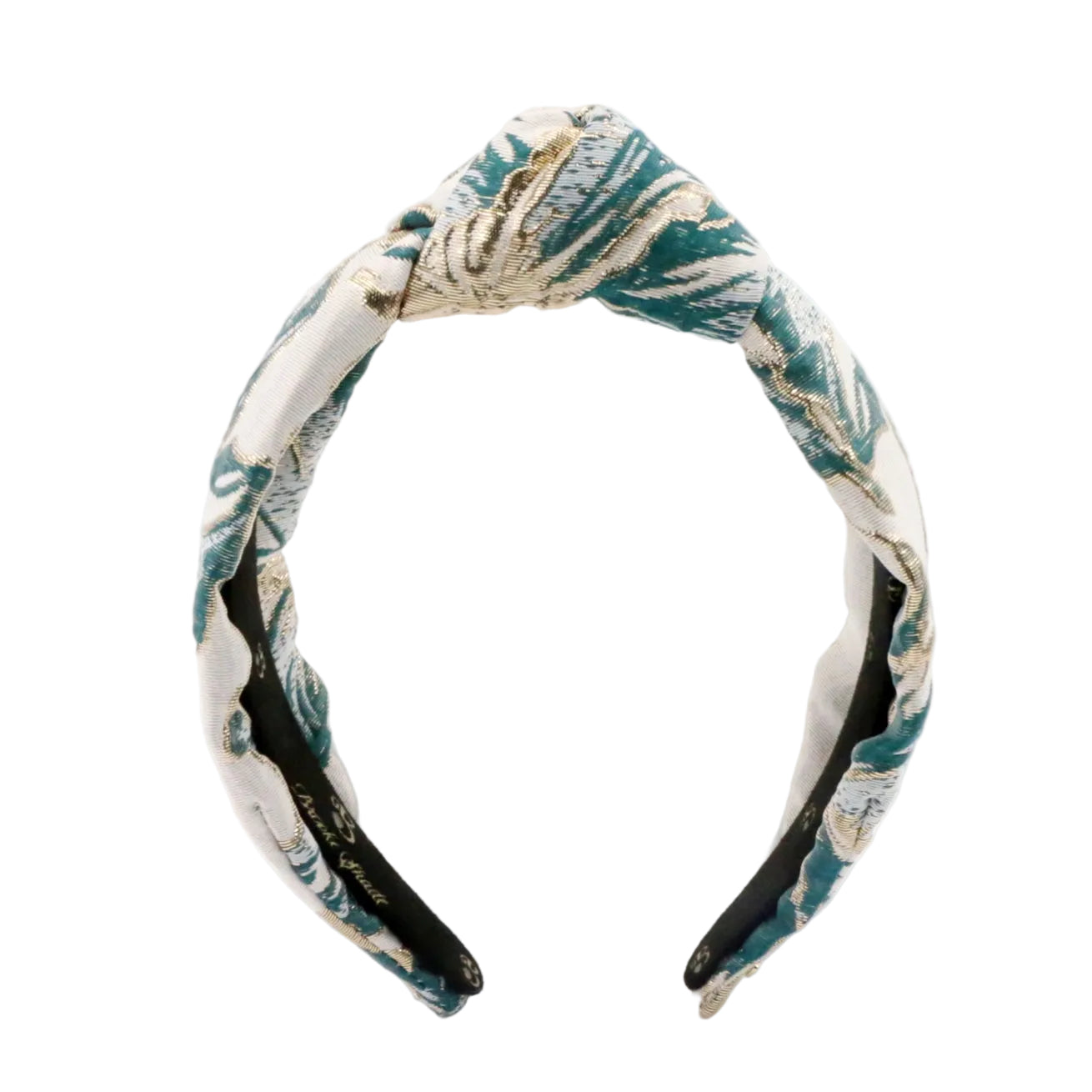 The Teal Hibiscus Brocade