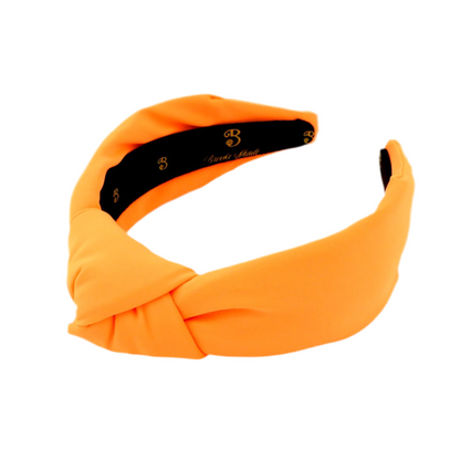 The Miami Orange Neoprene Topknot