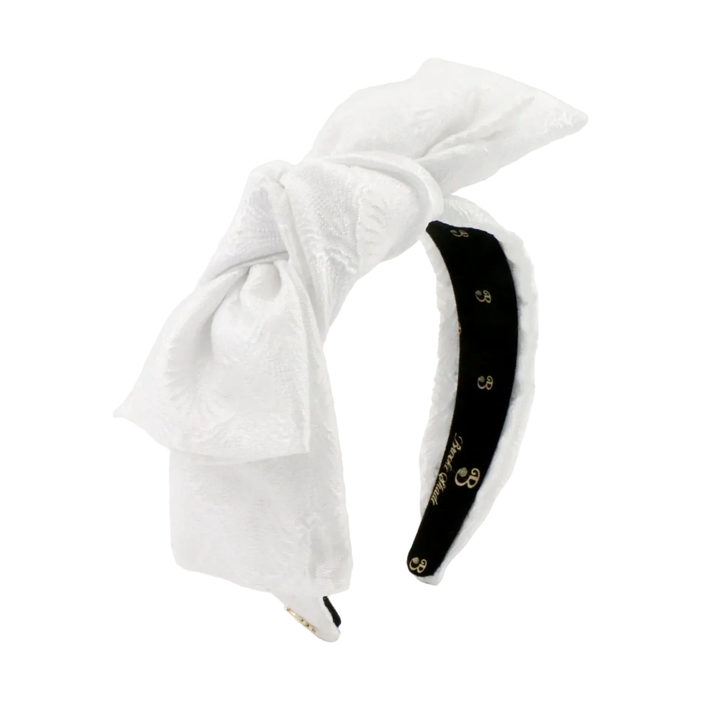 The Pearelscent Shell Brocade Bow
