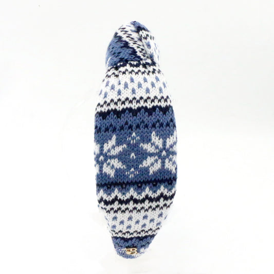 The Nordic Blue FairIsle Sweater Headband