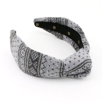 The Cold Grey FairIsle Sweater Headband