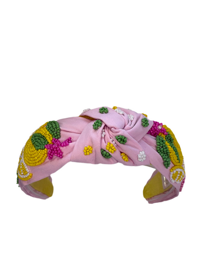 The Rosemary Flower Lemon Headband