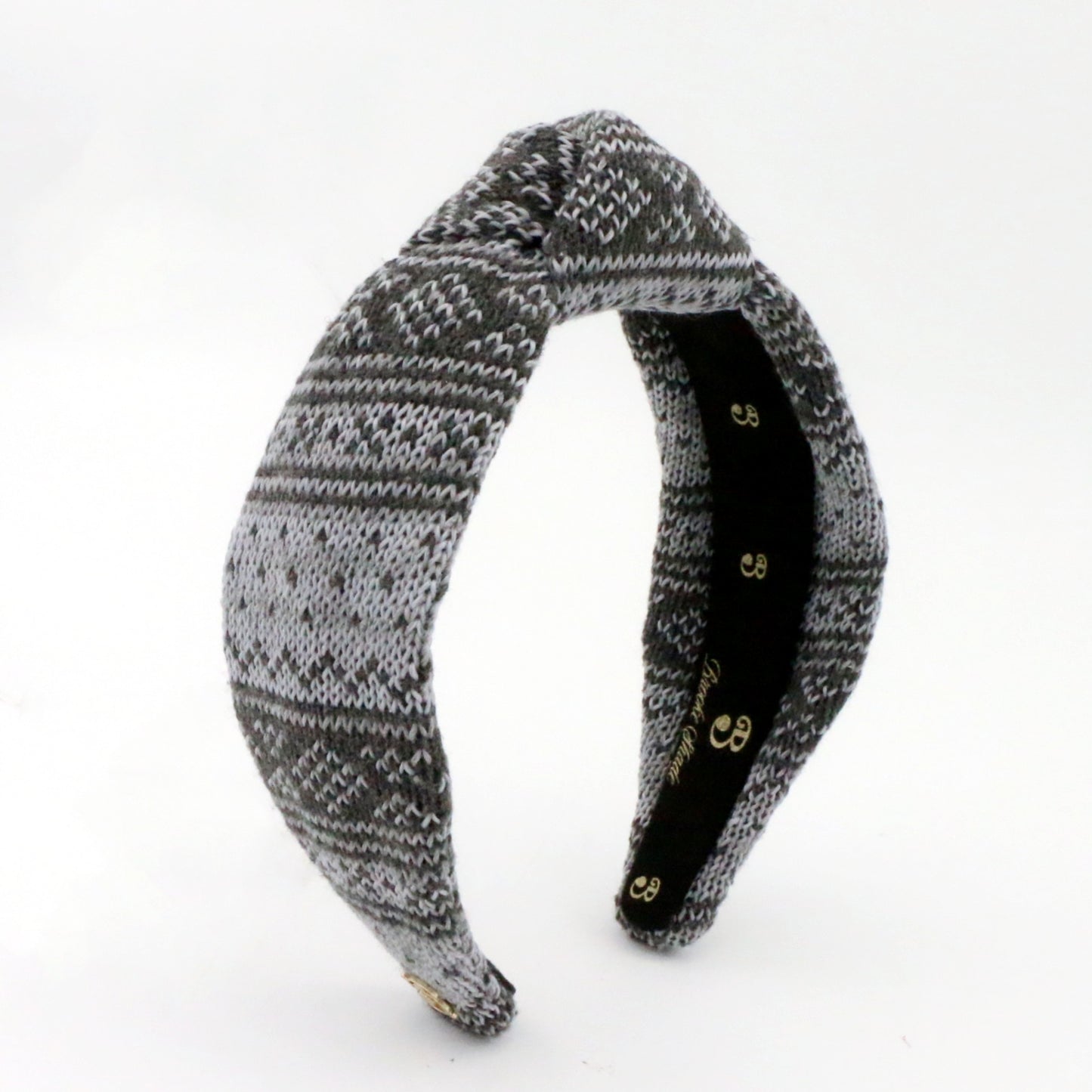 The Cold Grey FairIsle Sweater Headband