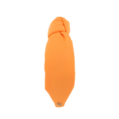The Miami Orange Neoprene Topknot