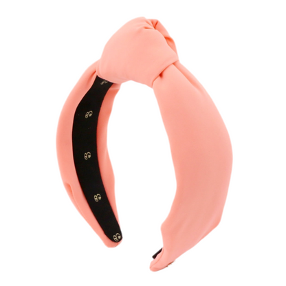 The Coral Neoprene Topknot