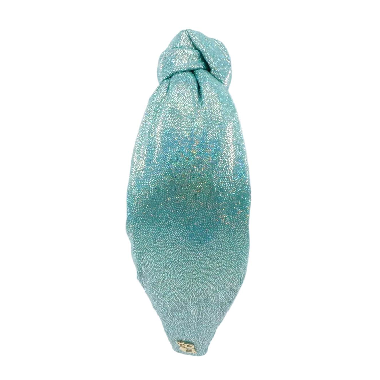Blue Lagoon Shimmer Topknot Headband