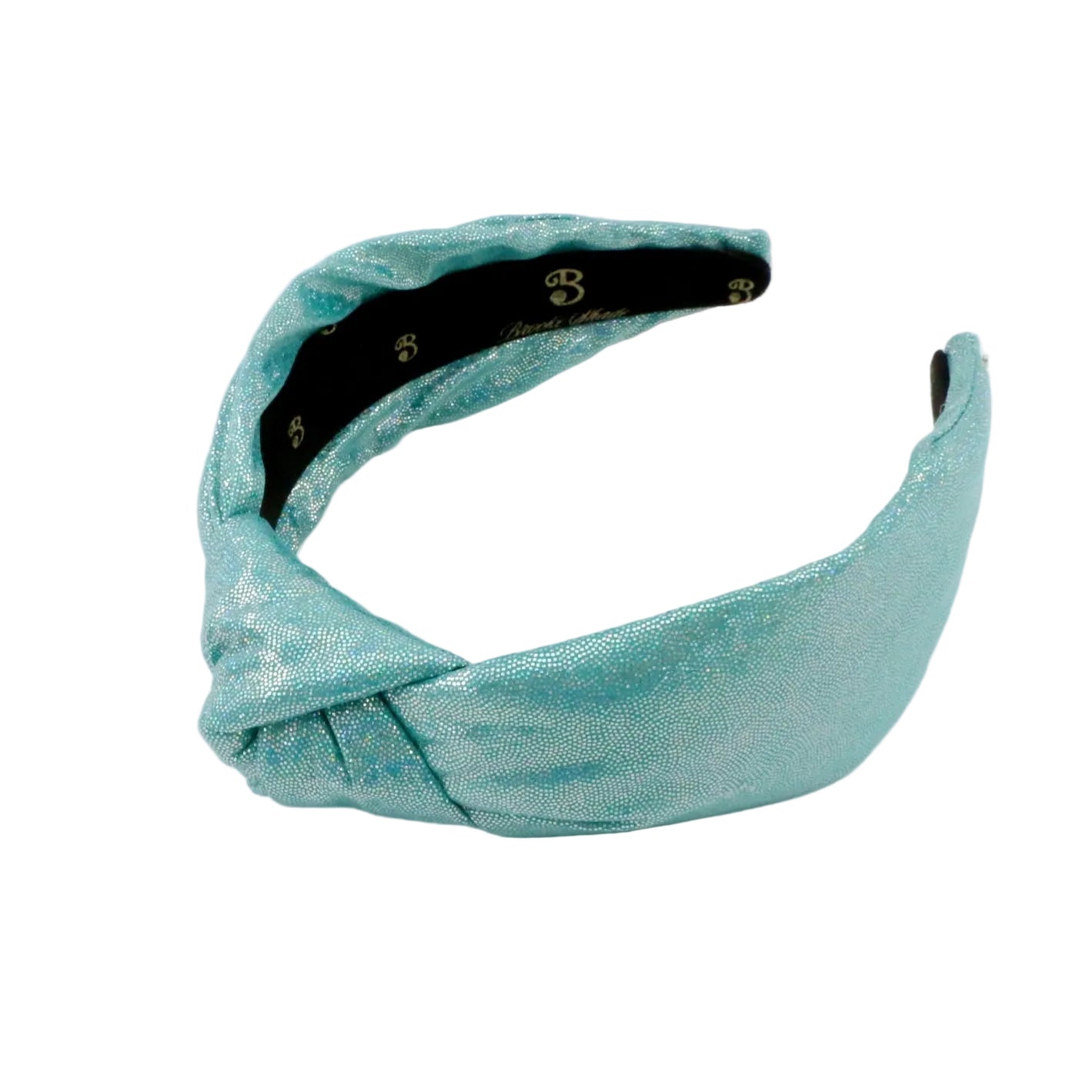 Blue Lagoon Shimmer Topknot Headband