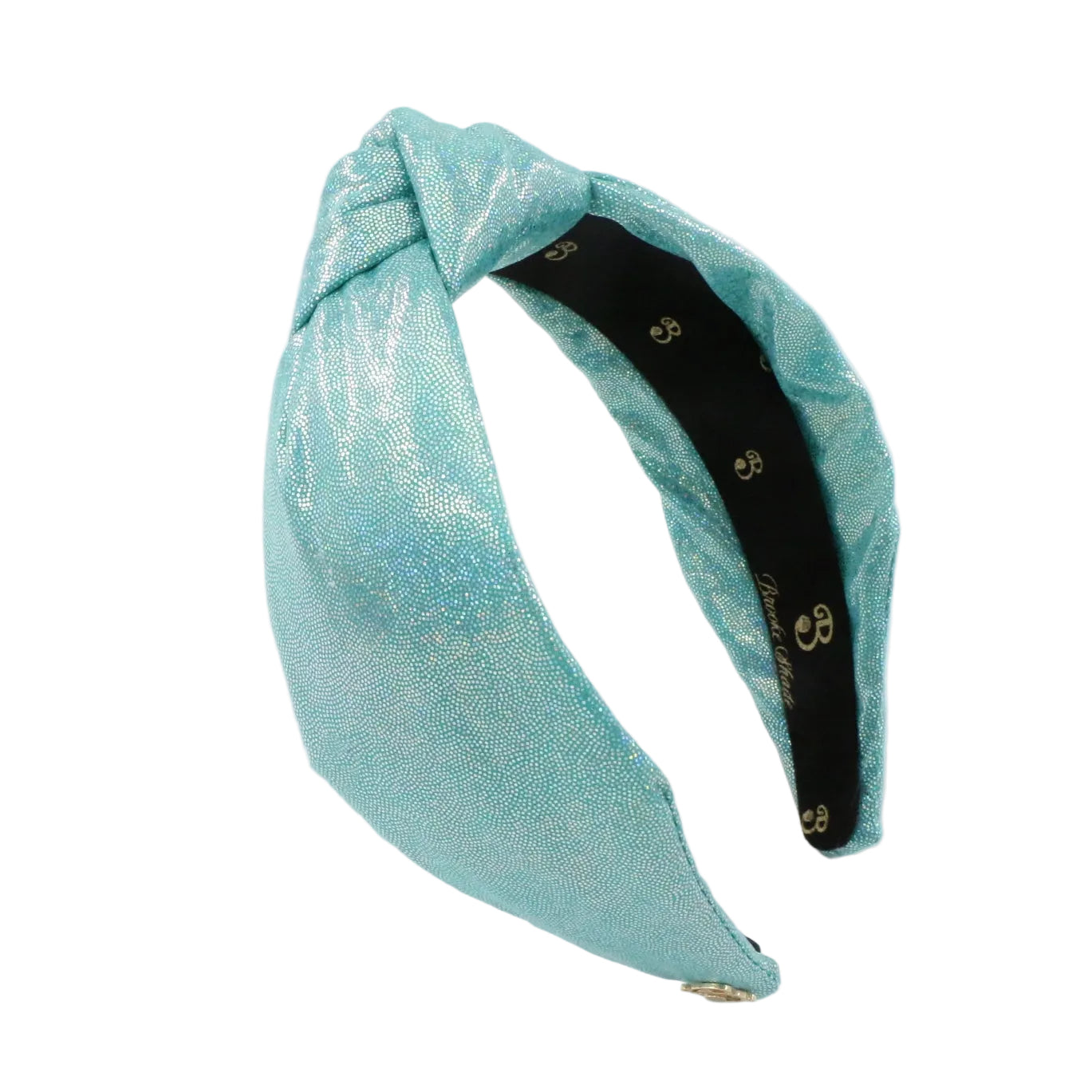 Blue Lagoon Shimmer Topknot Headband