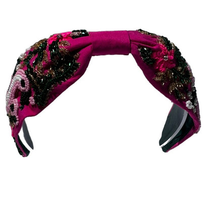 The Tropical Pink Flamingo 🦩 Beaded Headband