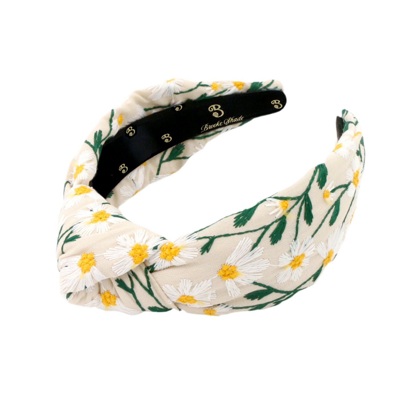 The Daisy Embroidered Topknot