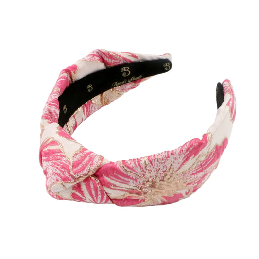 The Fuchsia Hibiscus Brocade