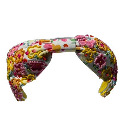 NEW The Spring Blooms Floral Beaded Headband