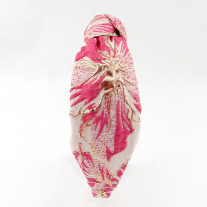 The Fuchsia Hibiscus Brocade