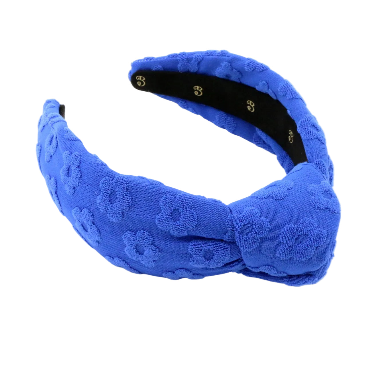 Le Bleu Fleur Terry Cloth Topknot