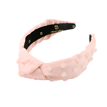 LUXURY 100% Silk & Rose Quarts Faceted Headband