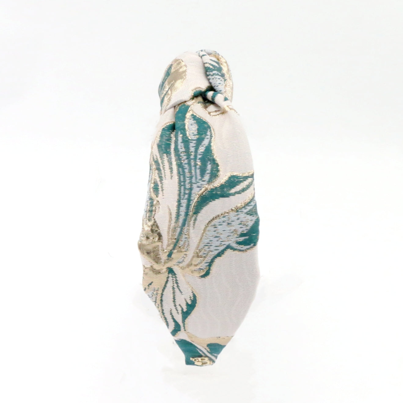 The Teal Hibiscus Brocade