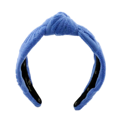 The Azure Seashell Terry Cloth Headband