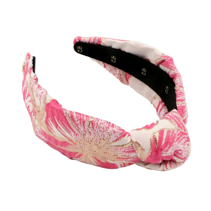 The Fuchsia Hibiscus Brocade