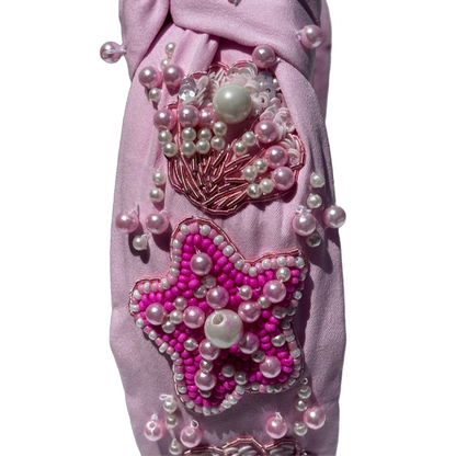 The Pearled Seashells Beaded Headband