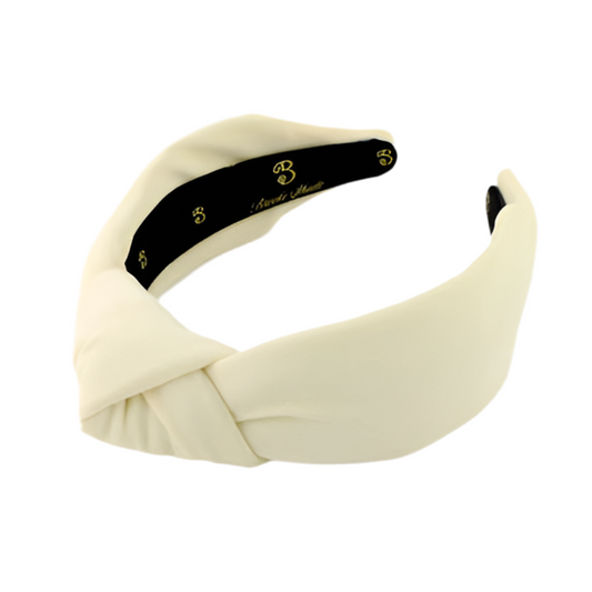 The Ivory Neoprene Topknot