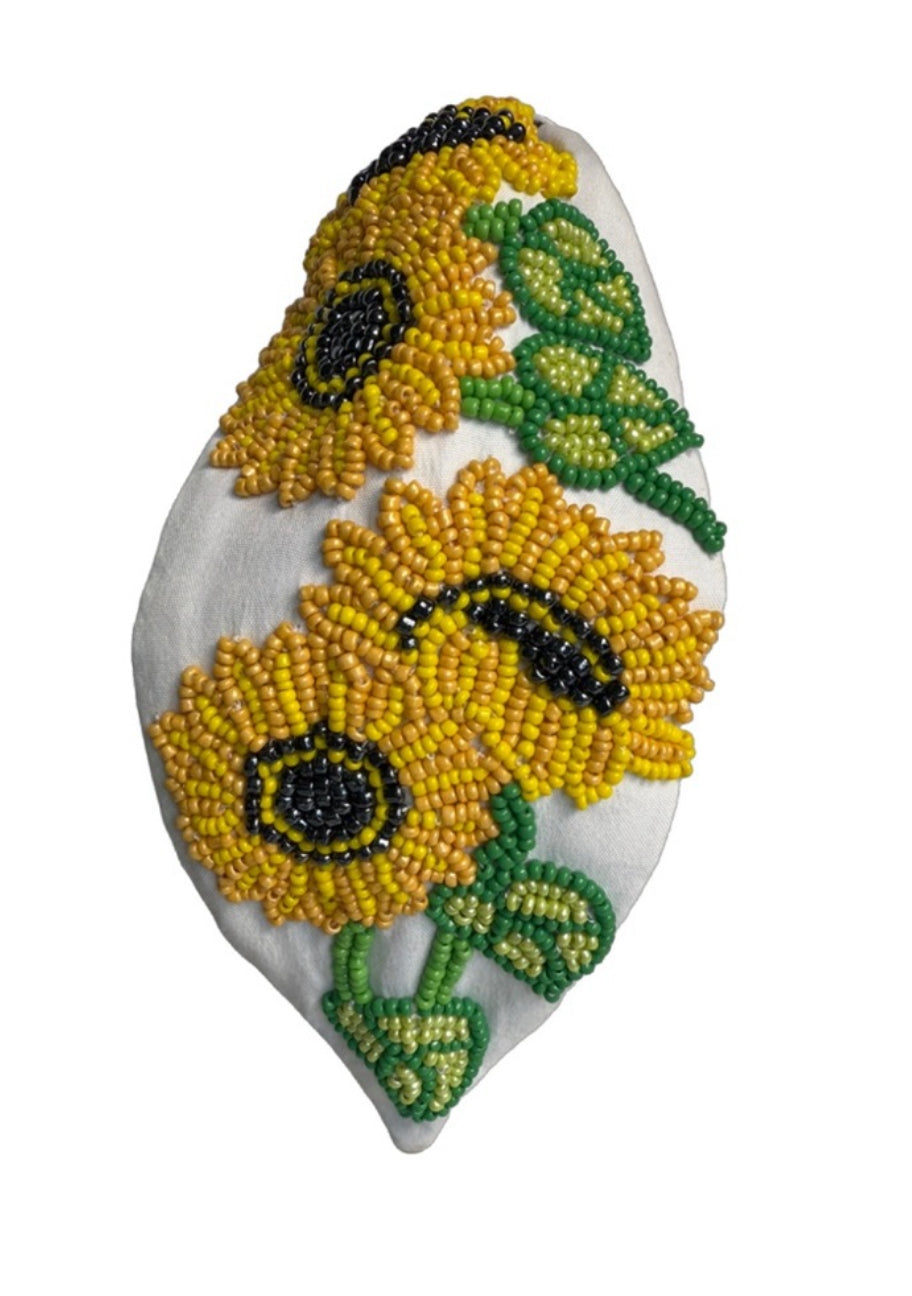 The Sunflower Bloom Beaded  Headband (Preorder EST Ship July 1st)